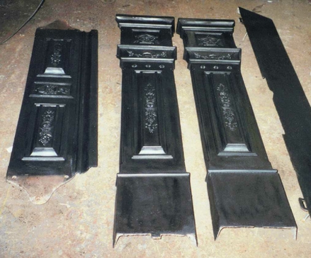 restored castiron fire surround
